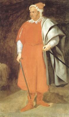Diego Velazquez Portrait du bouffon don Cristobal de Castaneda y Pernia (Barbarroja) (df02) Sweden oil painting art